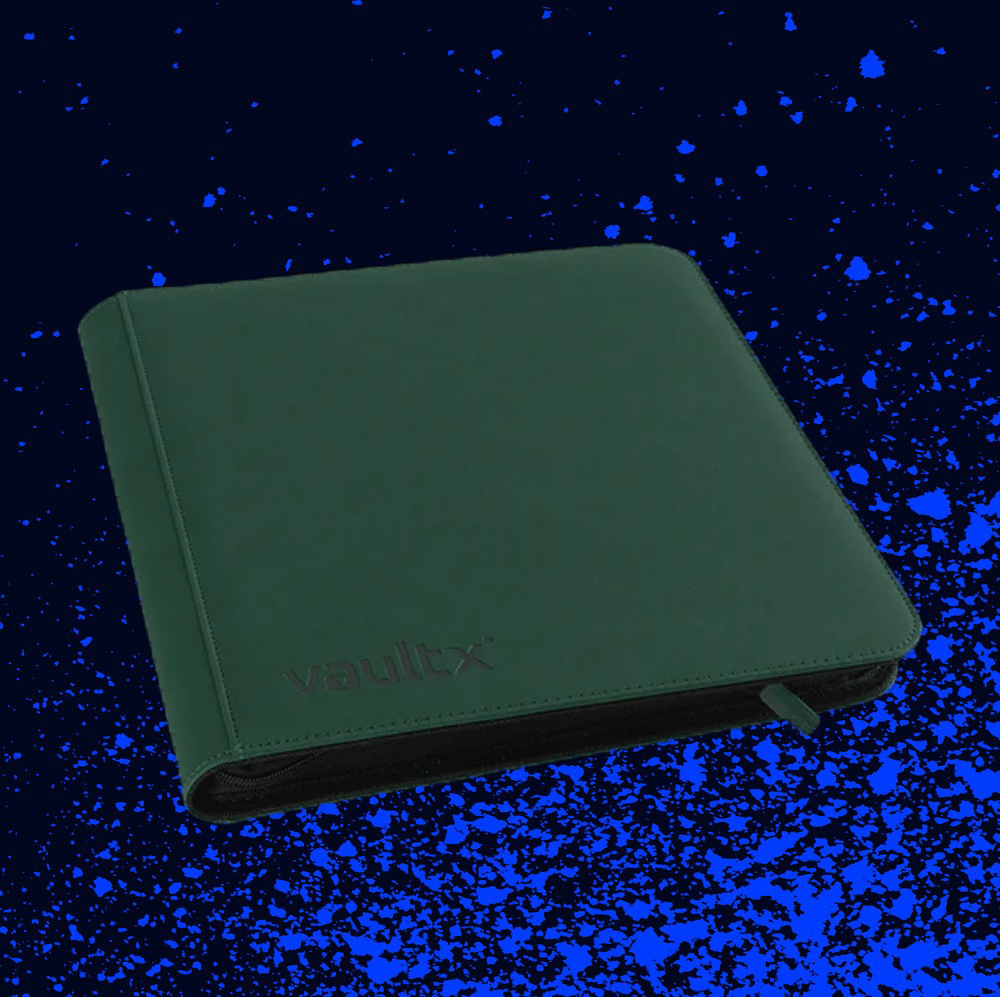 Vault X 12-Pocket Exo-Tec Zip Binder - Green