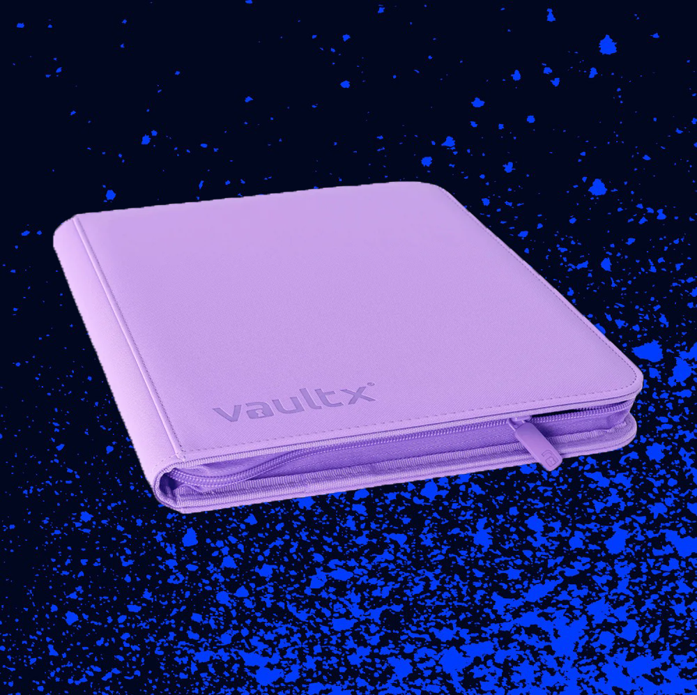 Vault X 12-Pocket Exo-Tec Zip Binder - Just Purple