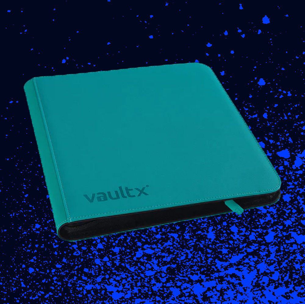 Vault X 12-Pocket Exo-Tec Zip Binder - Teal