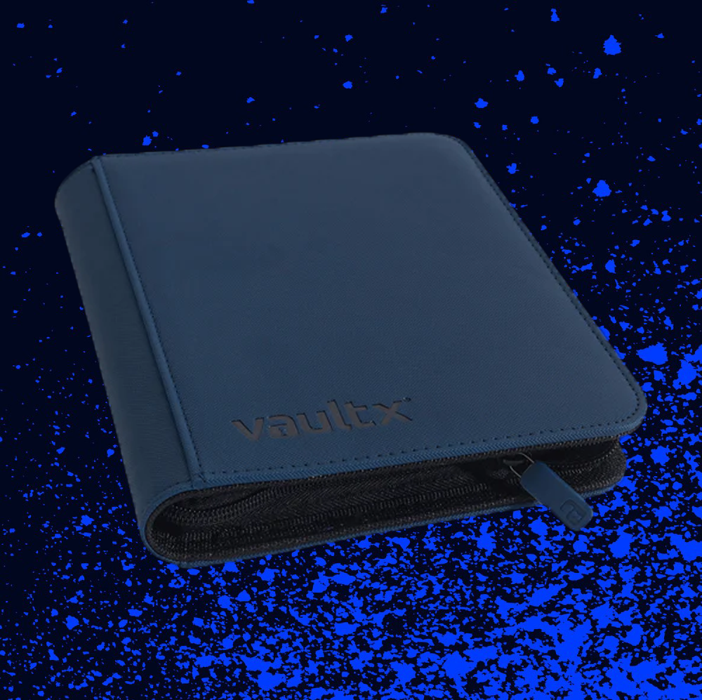 Vault X 4-Pocket Exo-Tec Zip Binder - Royal Blue