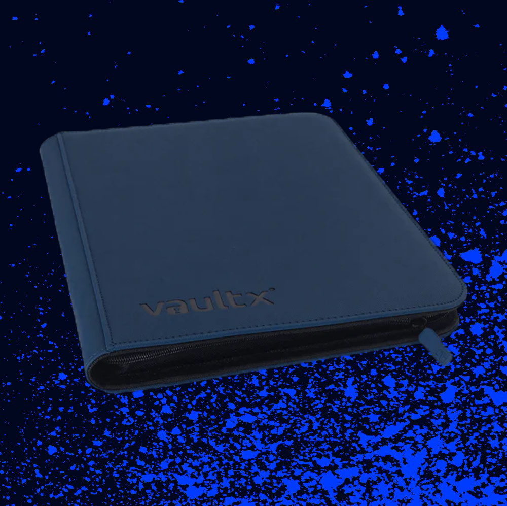 Vault X 9-Pocket Exo-Tec Zip Binder - Royal Blue