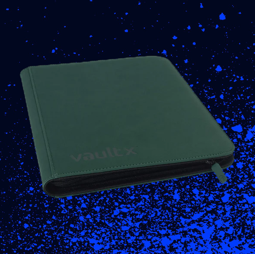 Vault X 9-Pocket Exo-Tec Zip Binder - Forest Green
