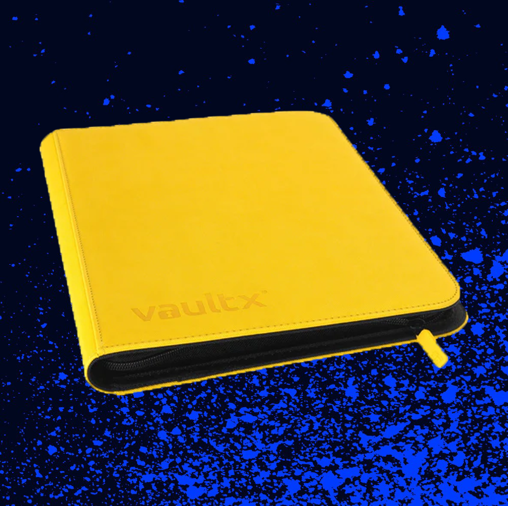 Vault X 9-Pocket Exo-Tec Zip Binder - Sunrise Yellow
