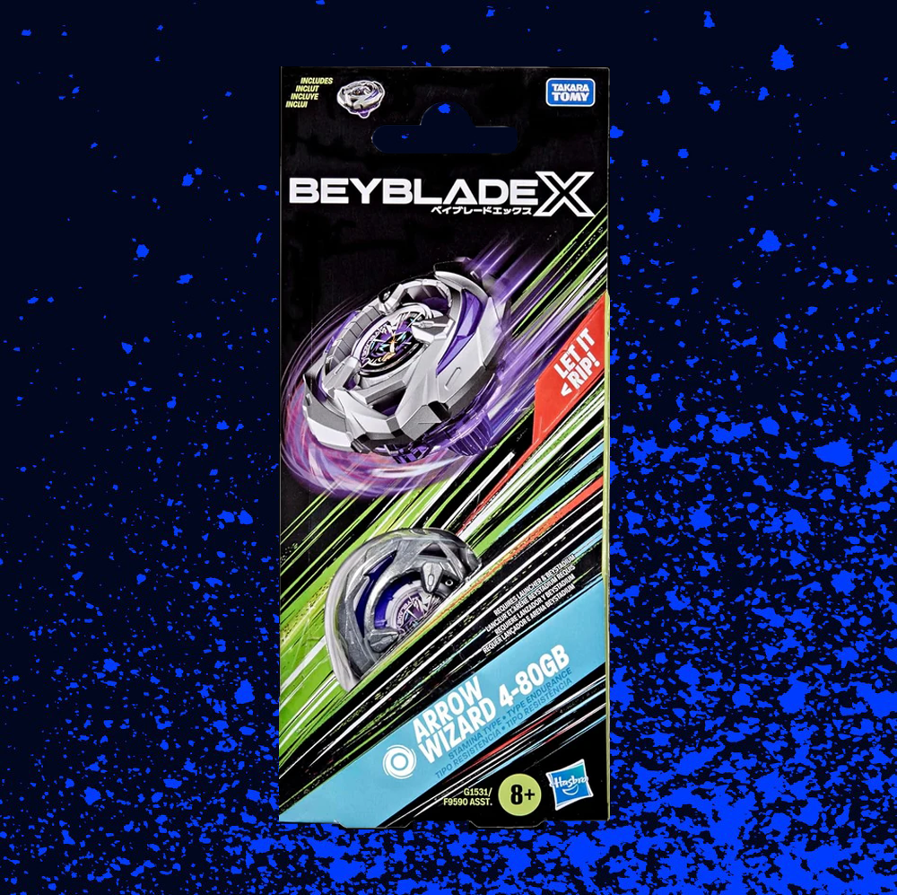 Beyblade X Booster Pack Set - Arrow Wizard 4-80GB