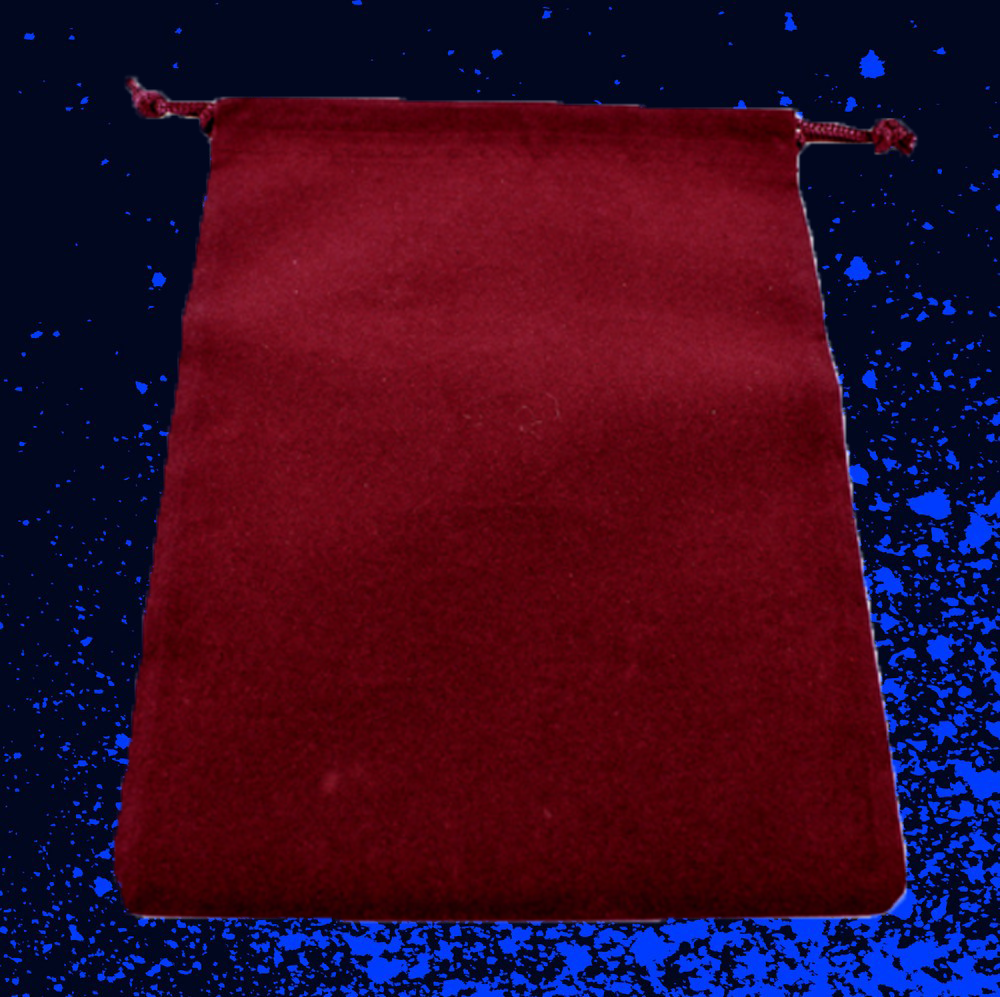 Chessex Large Suedecloth Dice Bag - Burgundy