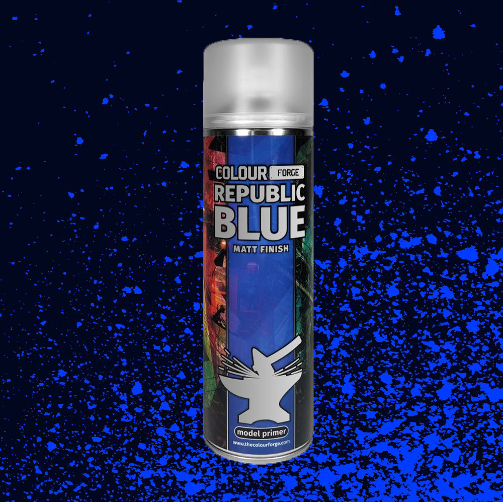 Colour Forge Republic Blue Model Primer - Matte Finish