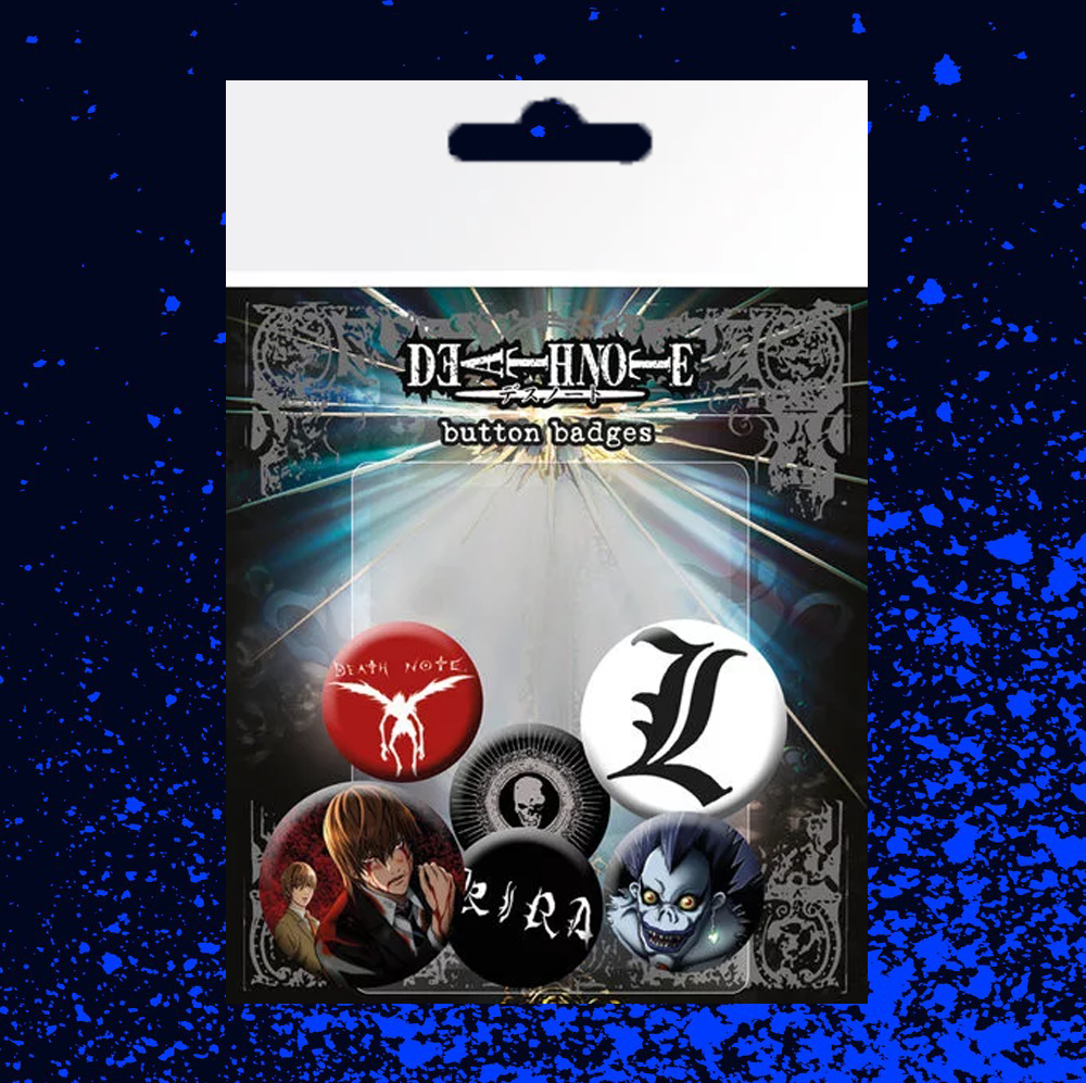Death Note Button Badge Pack - Mix