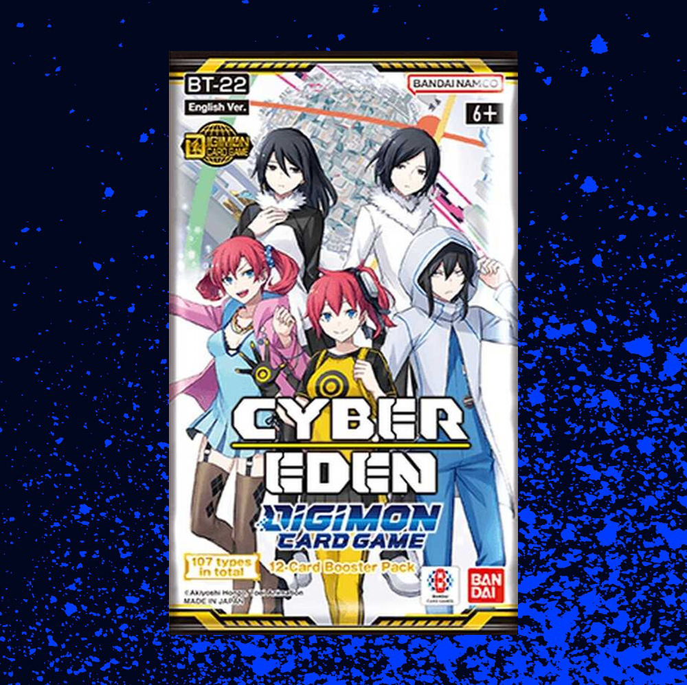 Digimon Card Game BT-22 Cyber Eden Booster Pack Dragonscale Card Gaming Digimon Card Game BT-22 Cyber Eden Booster Pack Dragonscale Card Gaming