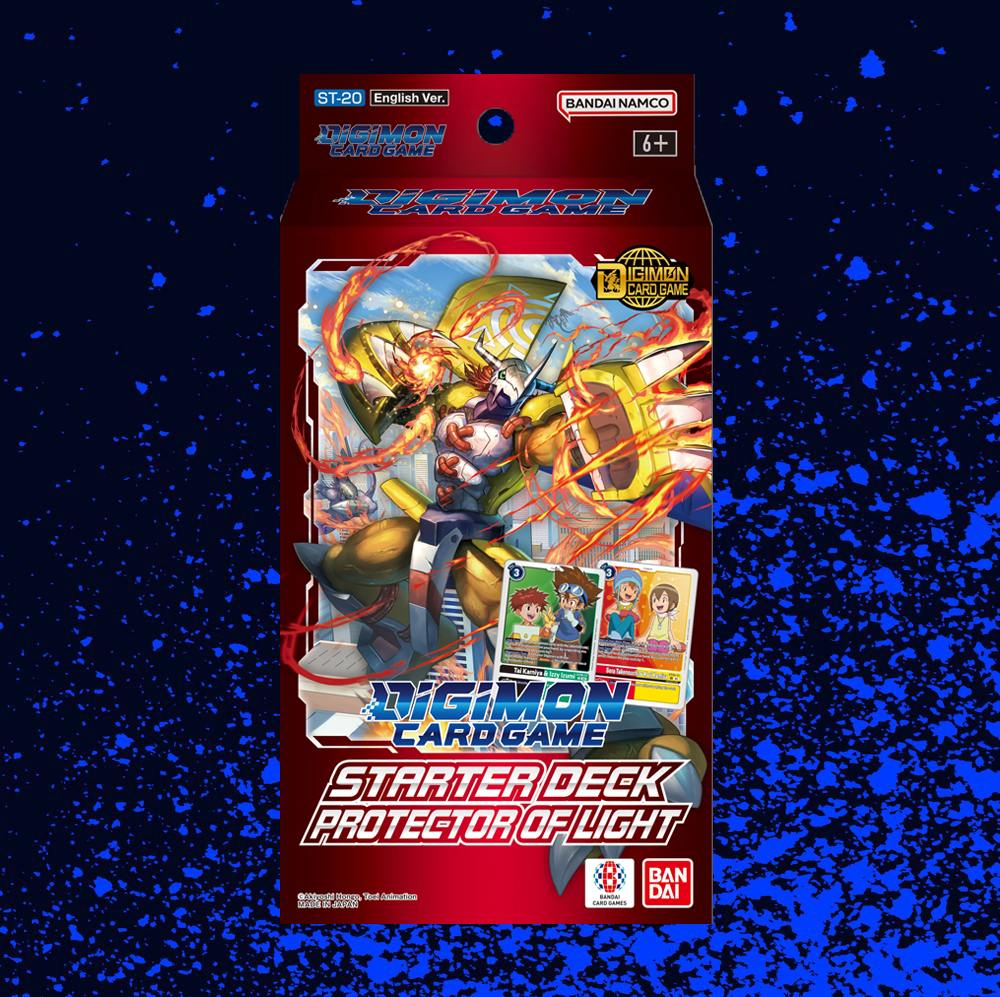 Digimon Card Game ST-20 Starter Deck Protector Of Light Dragonscale Card Gaming Digimon Card Game ST-20 Starter Deck Protector Of Light Dragonscale Card Gaming