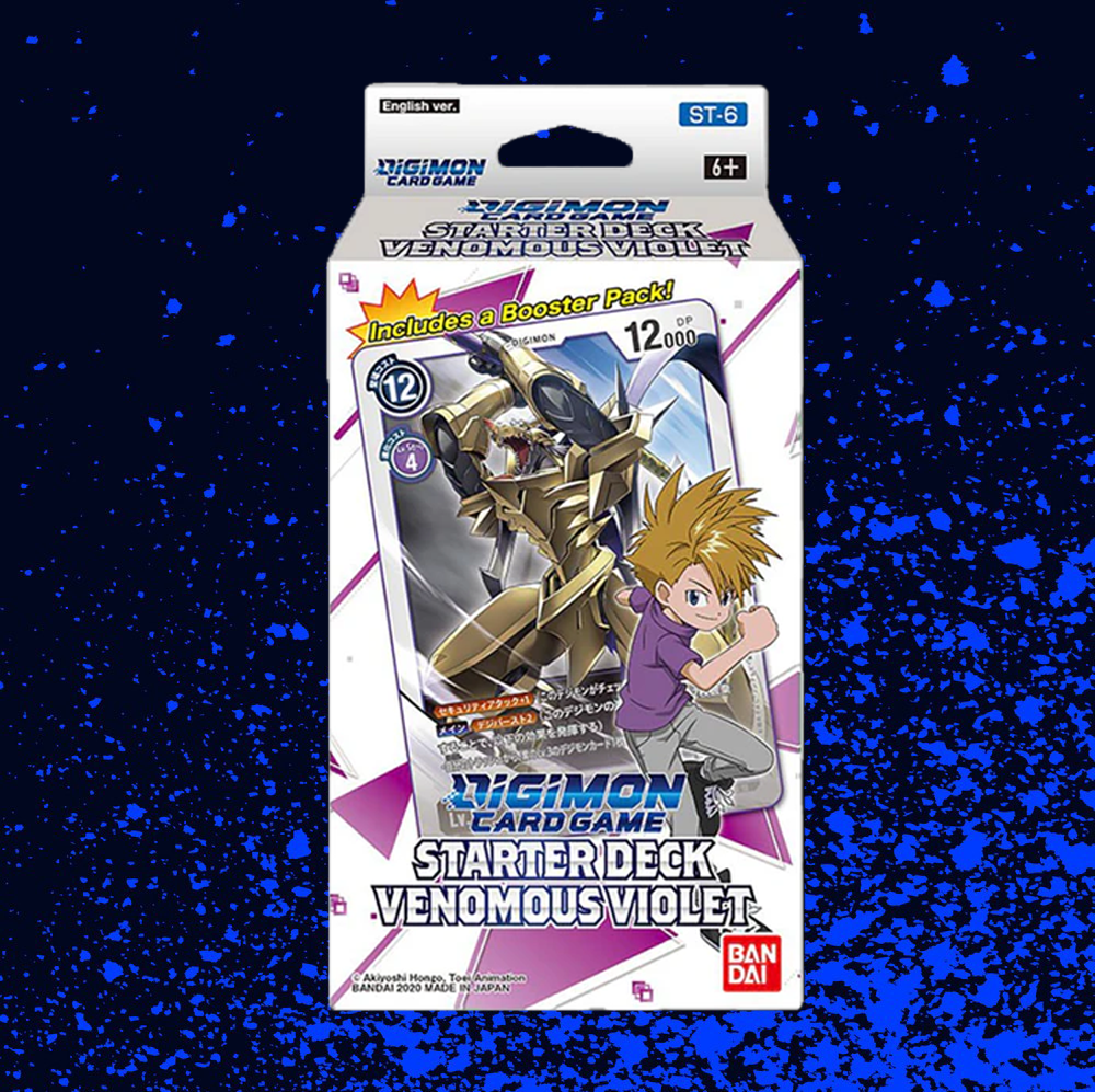 Digimon Card Game ST-6 Starter Deck Venomous Violet Dragonscale Card Gaming Digimon Card Game ST-6 Starter Deck Venomous Violet Dragonscale Card Gaming