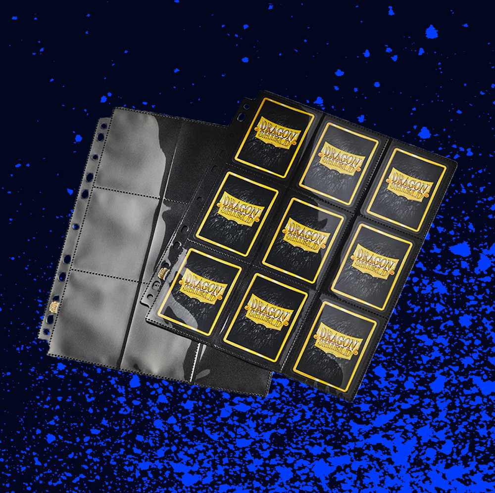 Dragon Shield 18-Pocket Binder Pages Sideloading - Clear