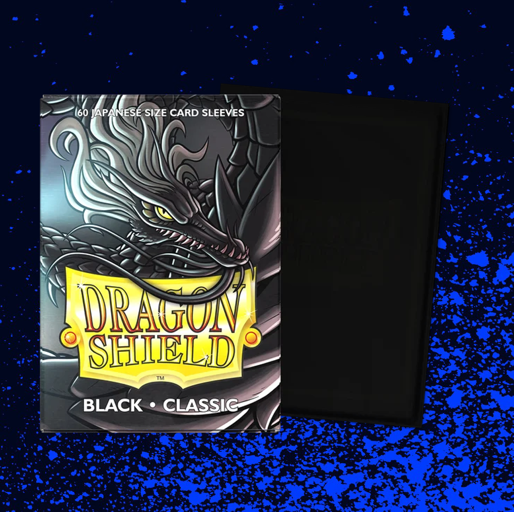 Dragon Shield - Classic Japanese Size Sleeves 60pk - Black