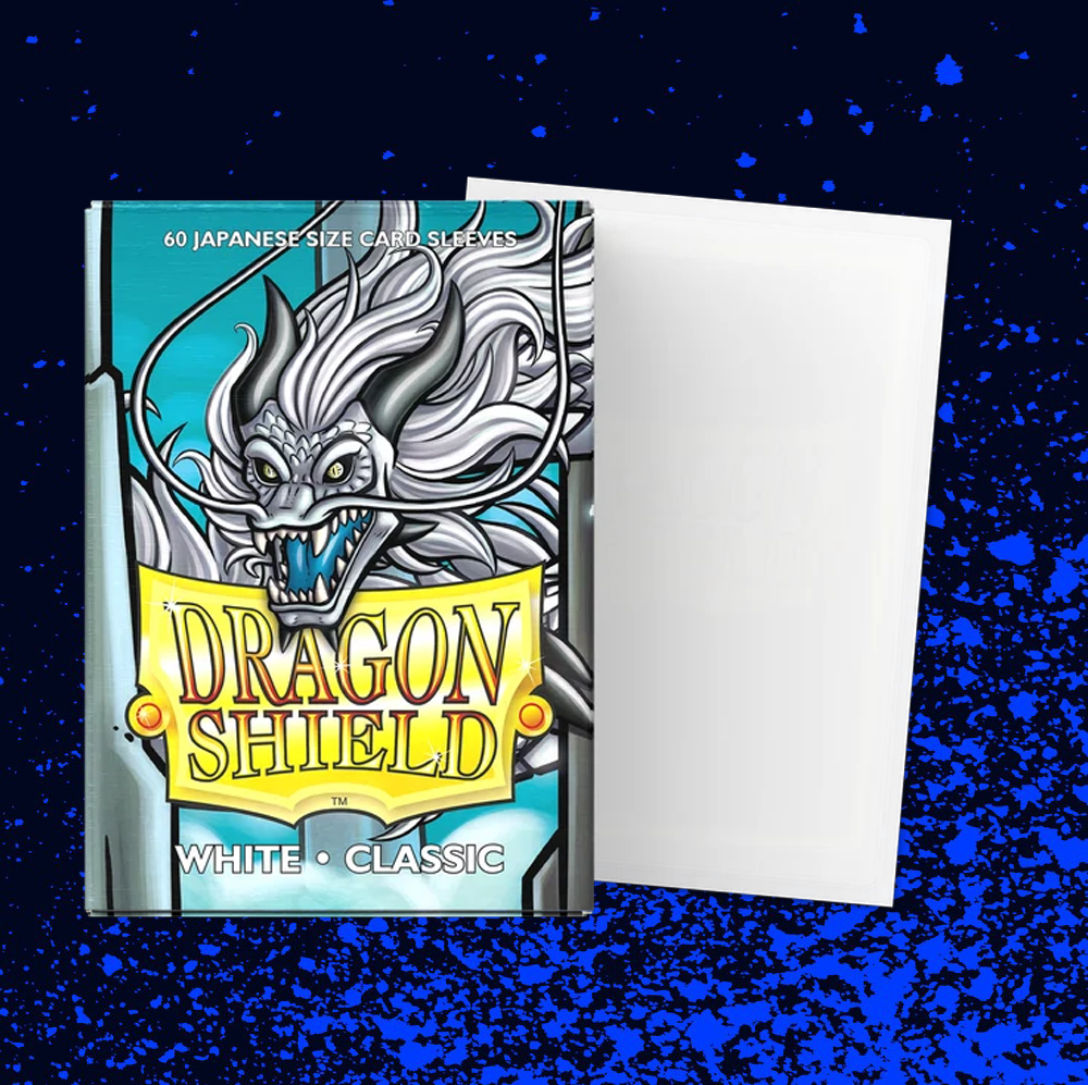 Dragon Shield - Classic Japanese Size Sleeves 60pk - White