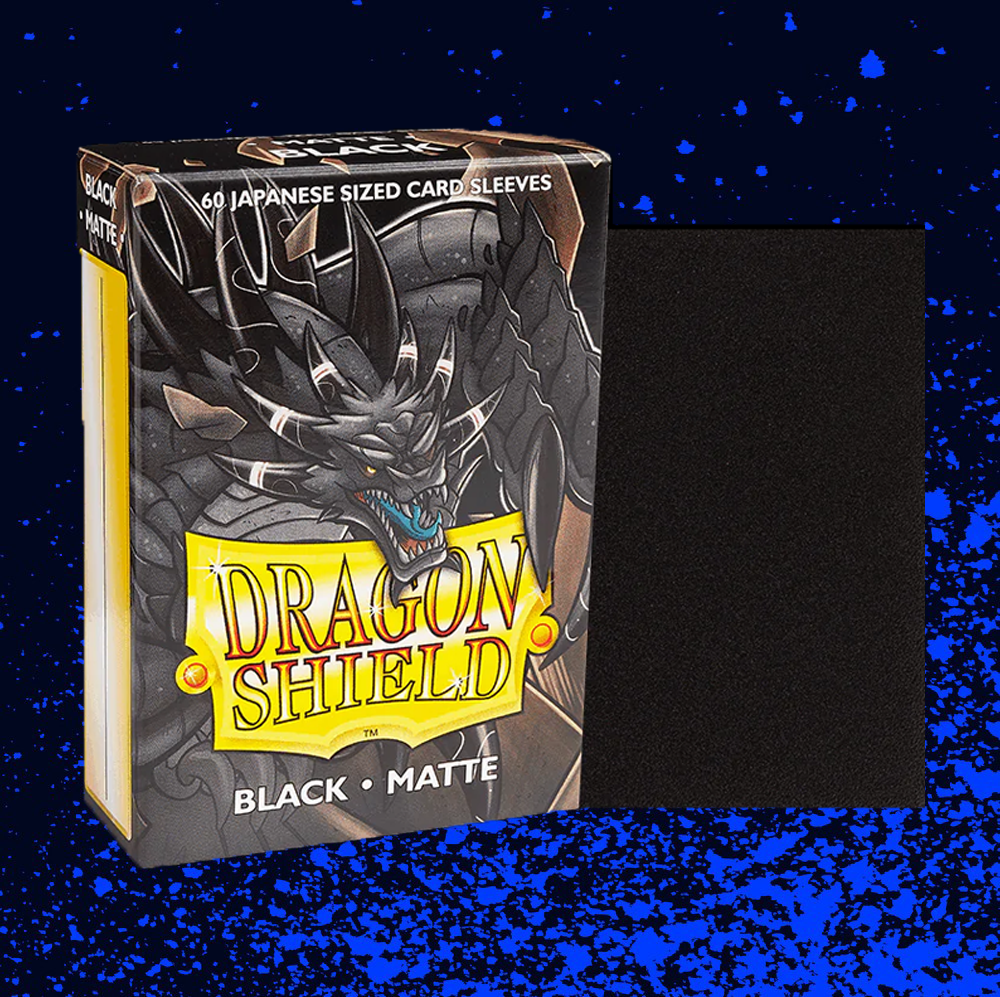 Dragon Shield Matte Japanese Size Sleeves 60pk - Black
