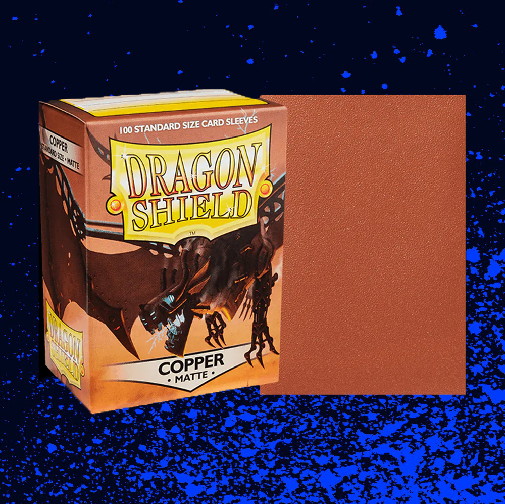 Dragon Shield Matte Standard Size Sleeves 100pk - Copper