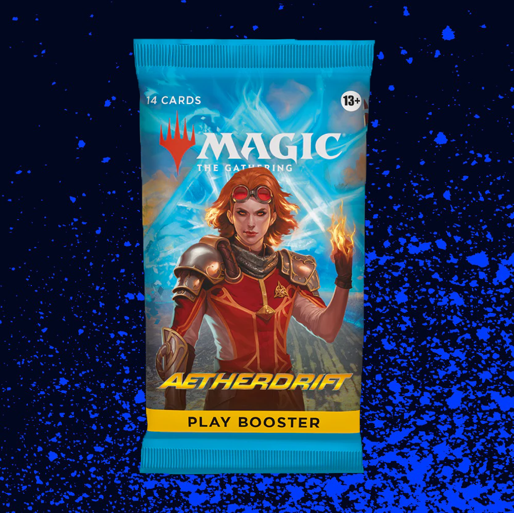 Magic: The Gathering Aetherdrift Play Booster Pack Dragonscale Card Gaming Magic: The Gathering Aetherdrift Play Booster Pack Dragonscale Card Gaming