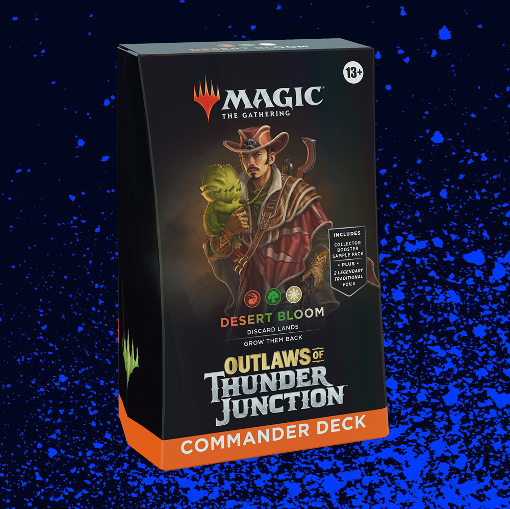 mtg desert bloom commander deck Magic: The Gathering Outlaws of Thunder Junction Commander Deck