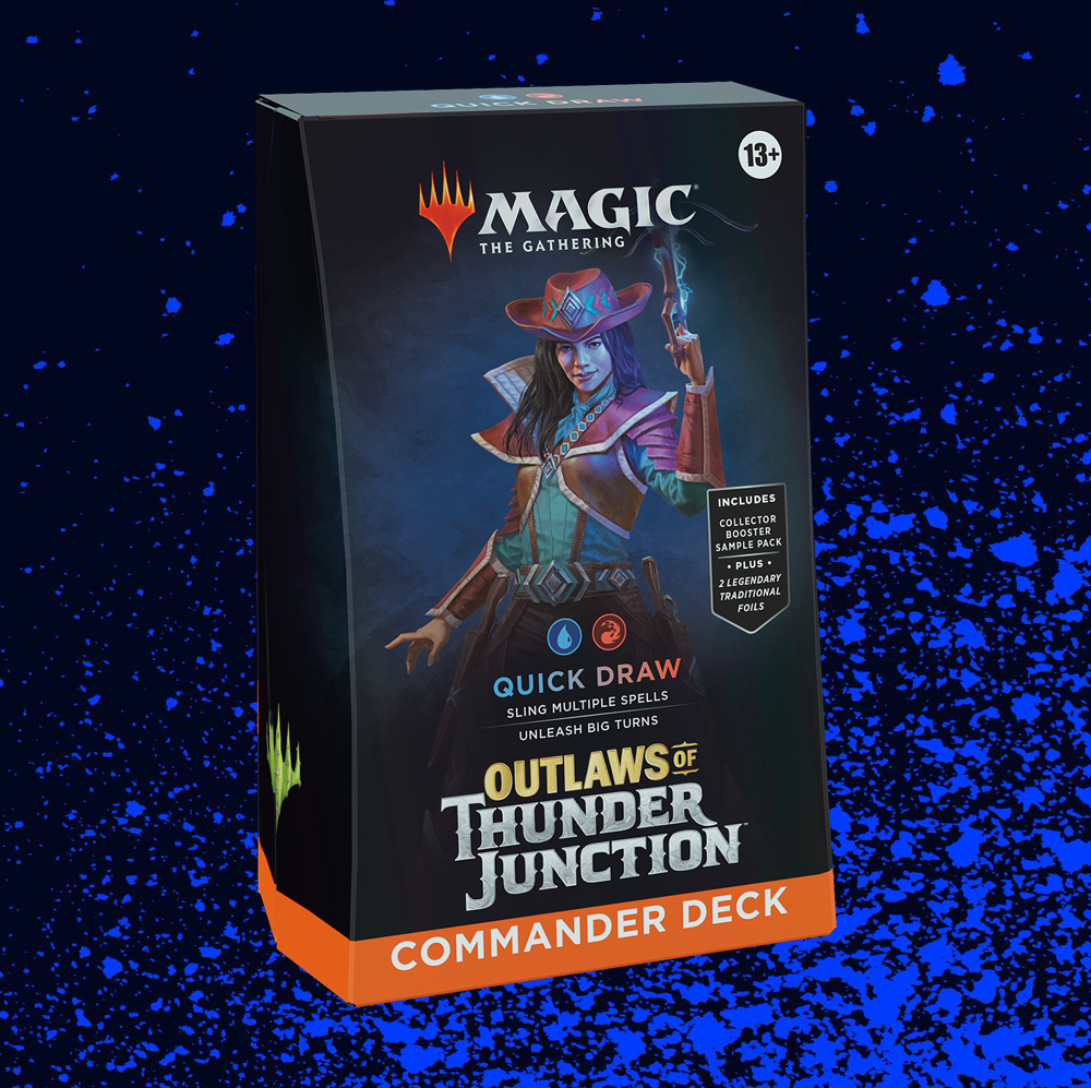 mtg quick draw commander deck Amazon.com: Magic: The Gathering Outlaws of Thunder Junction Commander Deck