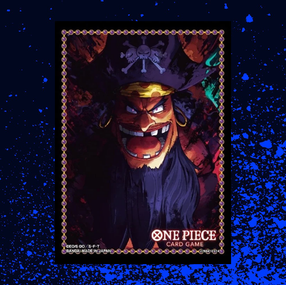 One Piece Card Game Official Sleeves - Blackbeard Dragonscale Card Gaming One Piece Card Game Official Sleeves - Blackbeard Dragonscale Card Gaming