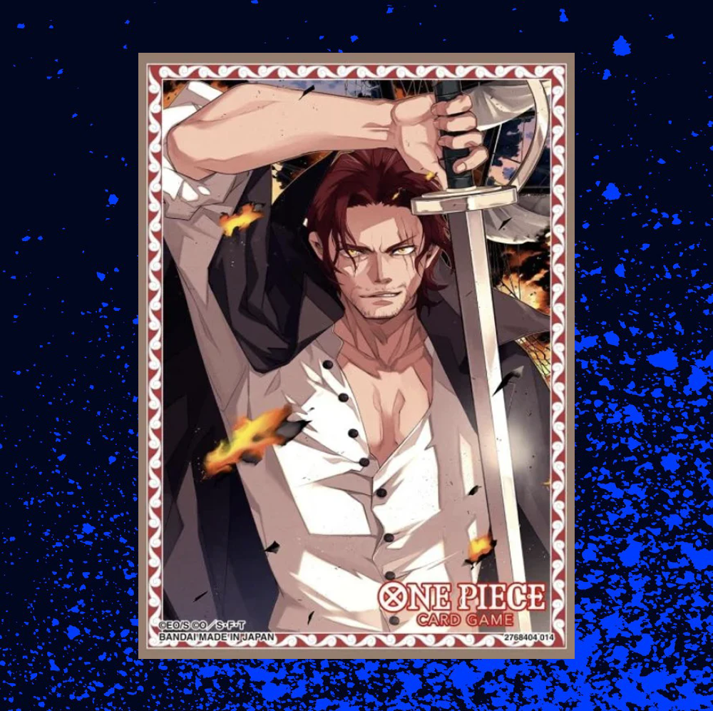 One Piece Card Game Official Sleeves - Shanks  Dragonscale Card Gaming