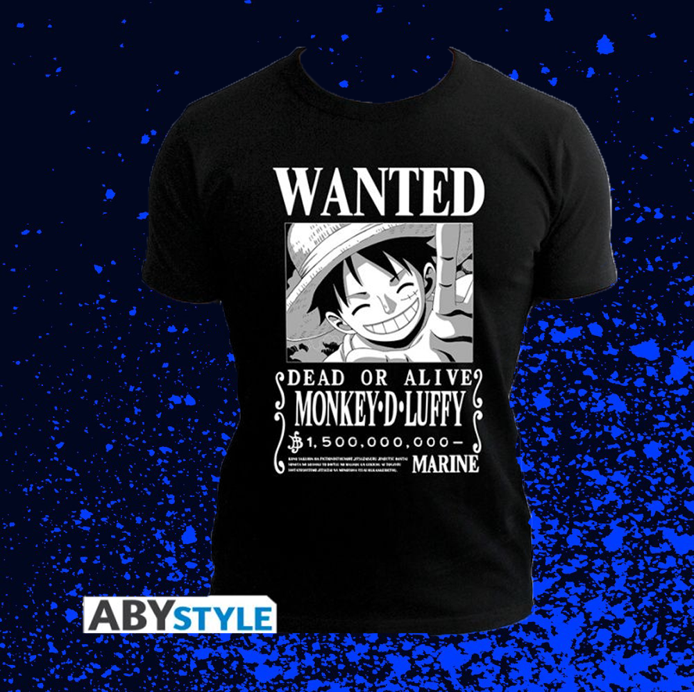 One Piece Luffy Wanted Poster T-Shirt