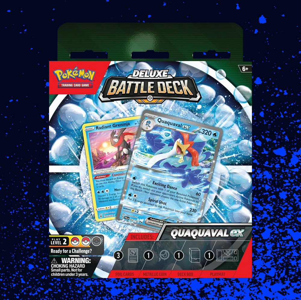 Pokmon TCG Deluxe Battle Decks - Quaquaval ex Dragonscale Card Gaming Pokmon TCG Deluxe Battle Decks - Quaquaval ex Dragonscale Card Gaming