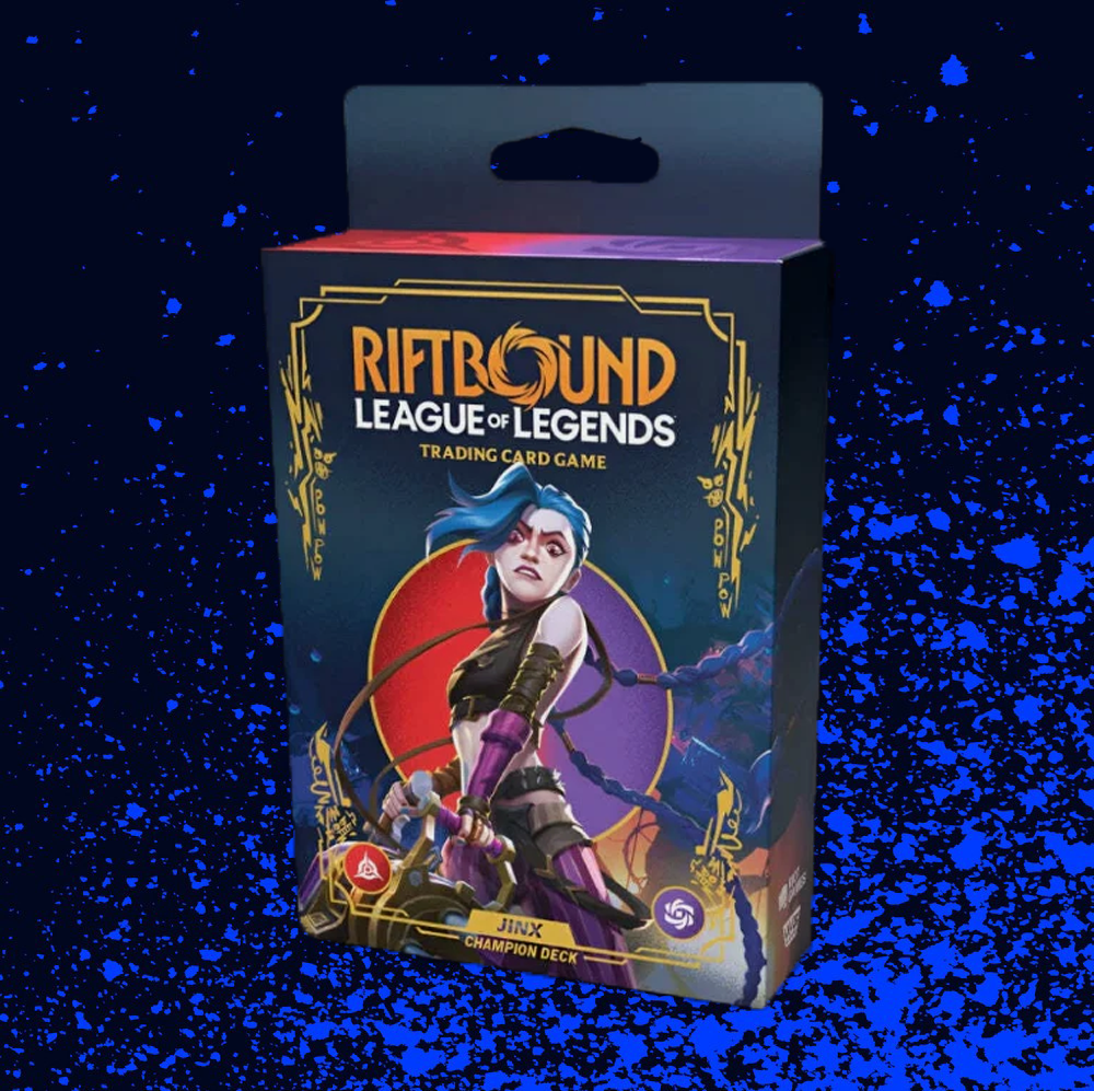 Riftbound: League of Legends Trading Card Game Champion Deck - Jinx Dragonscale Card Gaming Riftbound: League of Legends Trading Card Game Champion Deck - Jinx Dragonscale Card Gaming