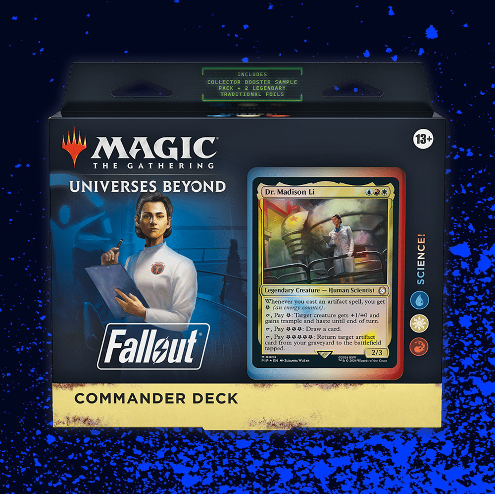 Magic: The Gathering - Universes Beyond: Fallout - Science! Commander Dragonscale Card Gaming Magic: The Gathering - Universes Beyond: Fallout - Science! Commander Dragonscale Card Gaming