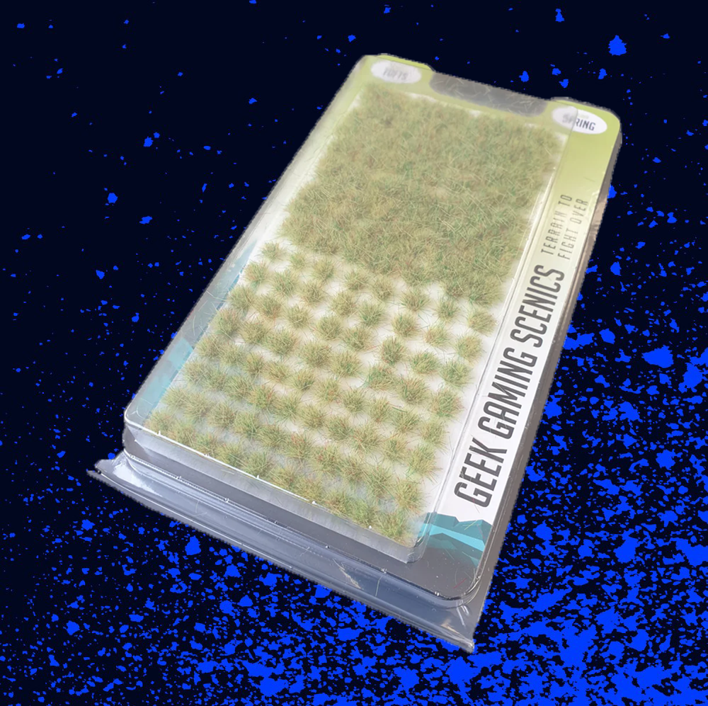 Geek Gaming Scenics Self Adhesive Static Grass Tufts: Spring x 140