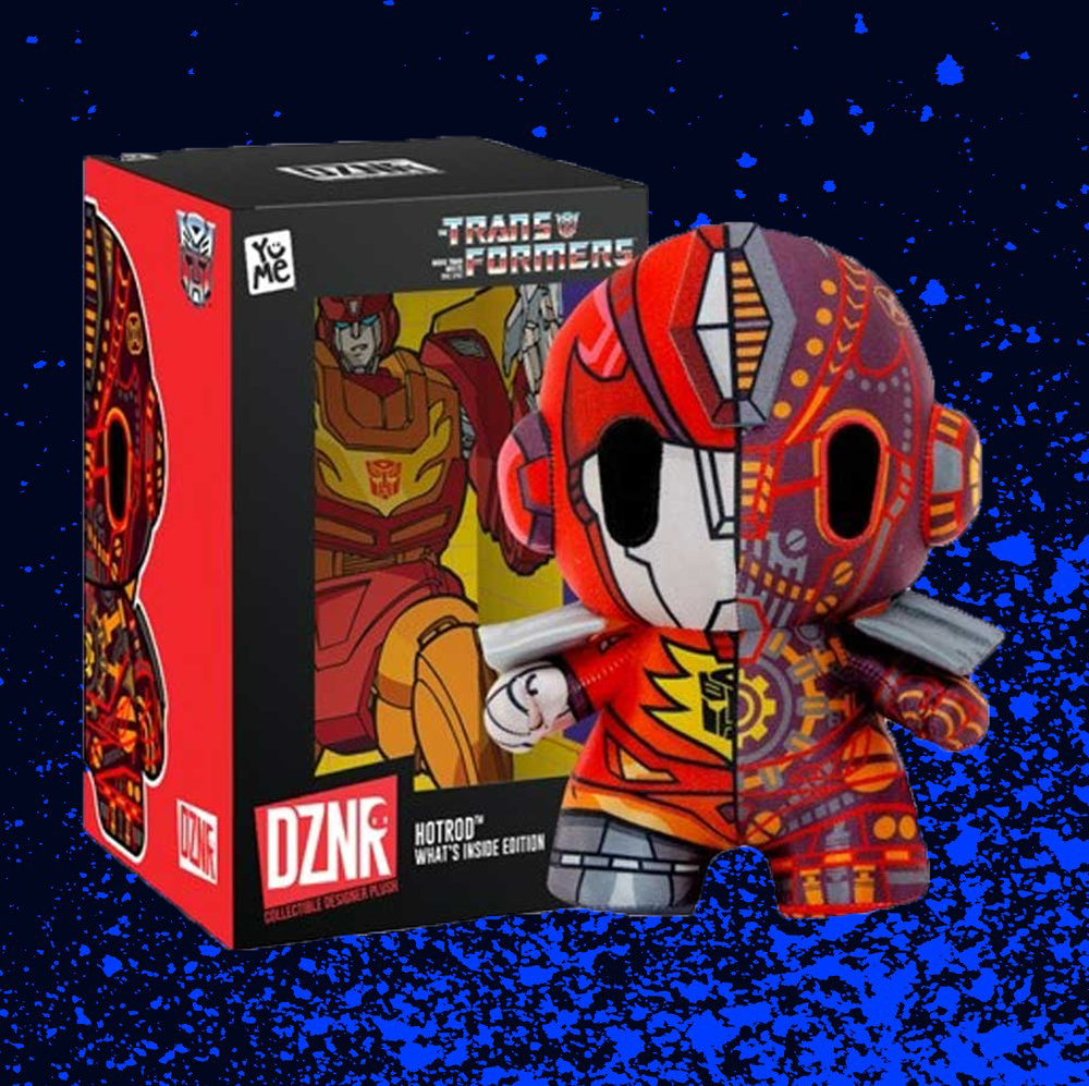 Transformers DZNR Boxed Plush - Hot Rod