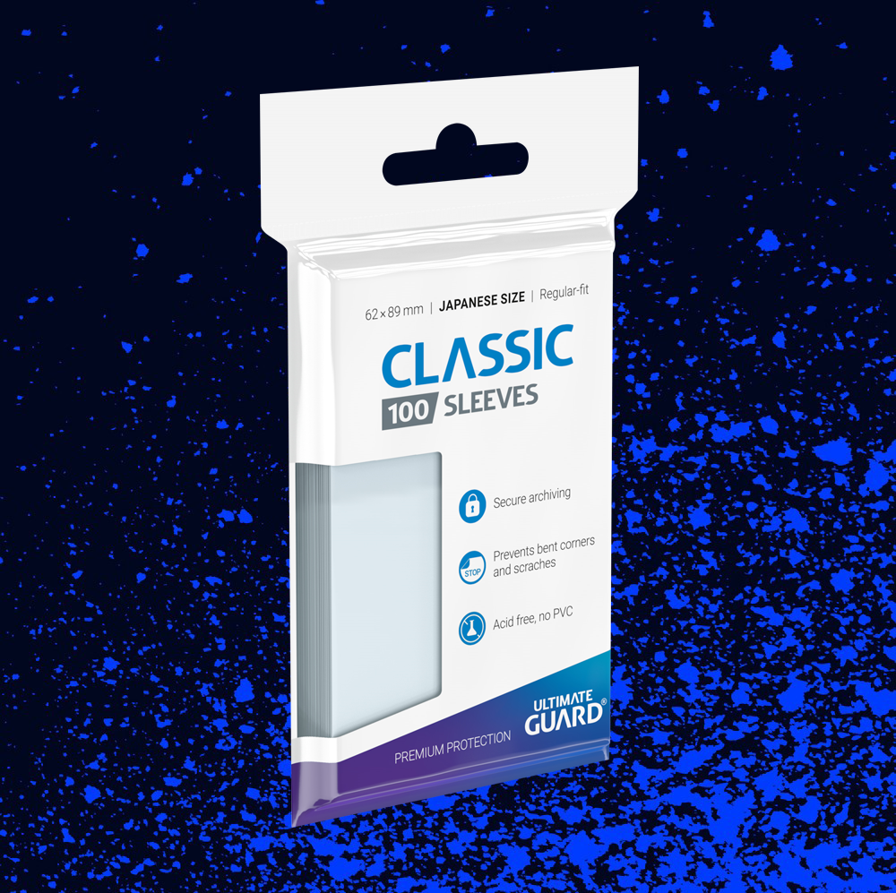 Ultimate Guard Classic Soft Sleeves 100 Pack - Japanese Size Dragonscale Card Gaming Ultimate Guard Classic Soft Sleeves 100 Pack - Japanese Size Dragonscale Card Gaming