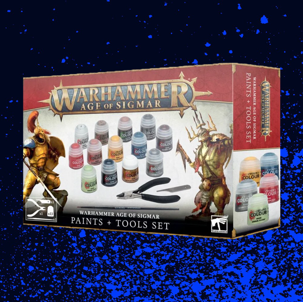 Warhammer Age of Sigmar: Paints & Tools Set