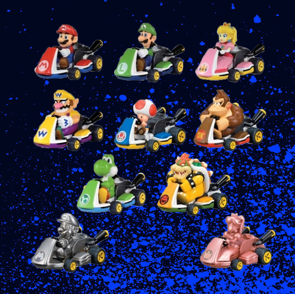 Mario Kart Pull Backs Blind Capsule