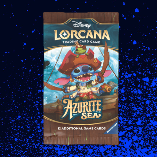 Disney Lorcana Trading Card Game Azurite Sea Booster Pack