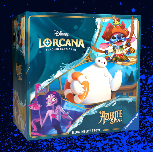 Disney Lorcana Trading Card Game Azurite Sea Illumineer’s Trove