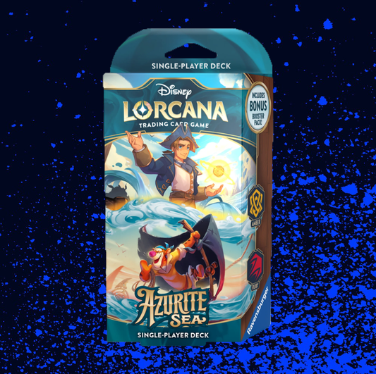 Disney Lorcana Trading Card Game Azurite Sea Starter Deck - Amber & Ruby