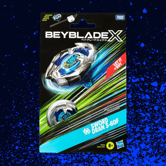 Beyblade X Starter Pack Top and Launcher - Sword Dran 3-60F