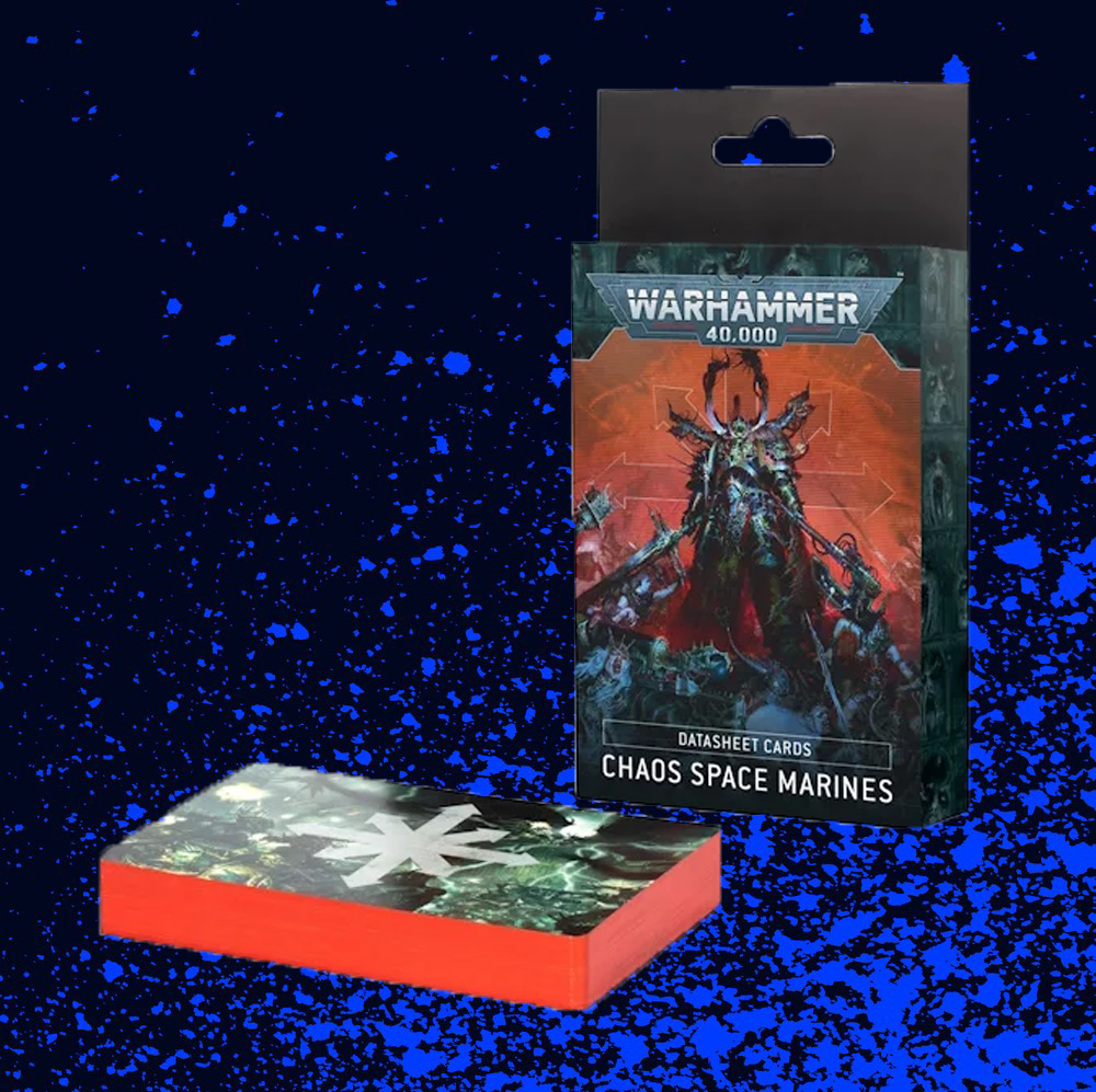 Warhammer 40K Datasheet Cards Chaos Space Marine Dragonscale Card Gaming