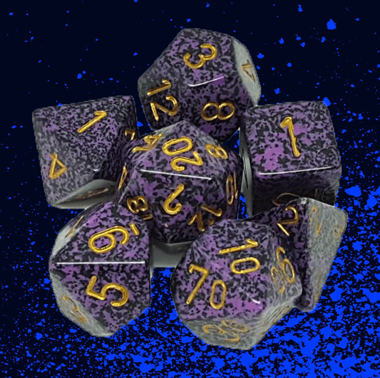 Chessex Speckled Polyhedral 7 Dice Set - Hurricane