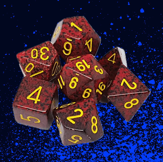 Chessex Speckled Polyhedral 7 Dice Set - Mercury