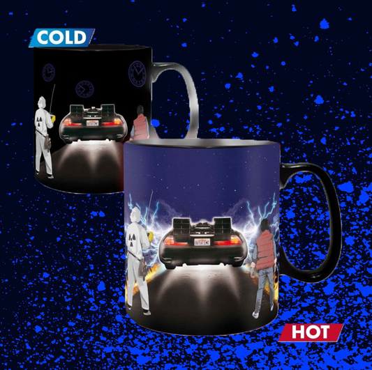 Back To The Future - Delorean Heat Change Mug