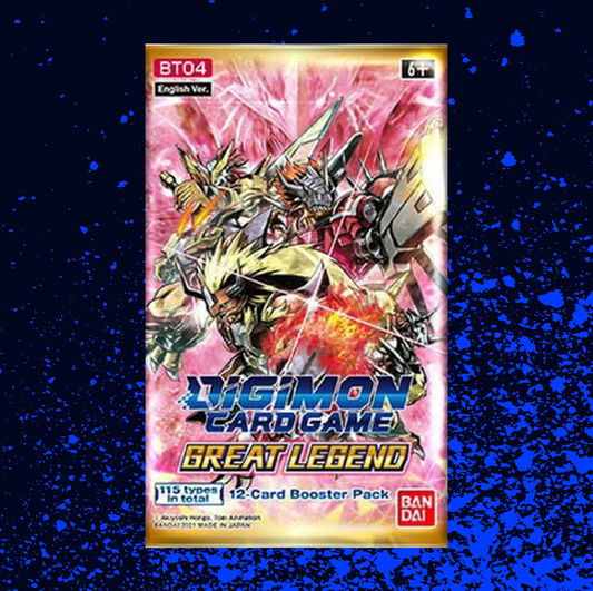Digimon Card Game BT04 Great Legend Booster Pack