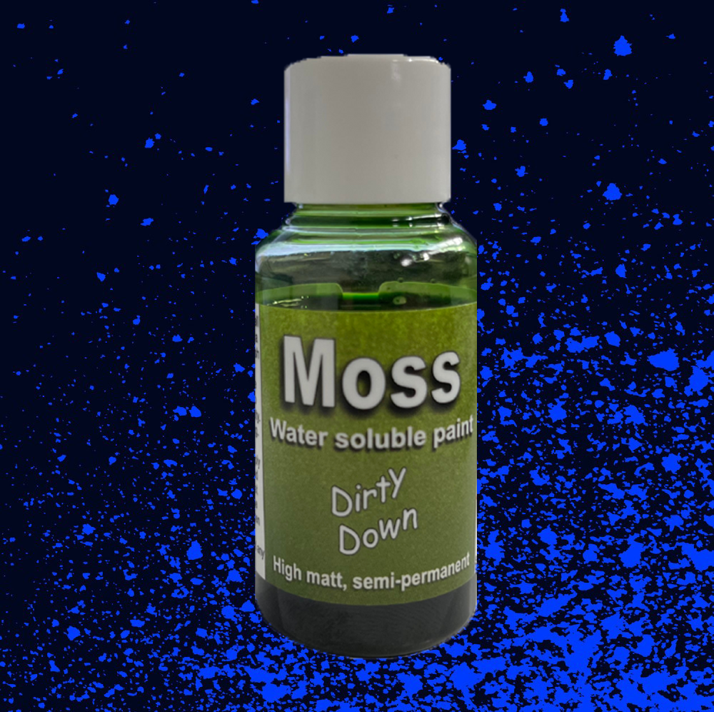 Dirty Down Water Soluble Paint – Moss Effect (25ml Pot)