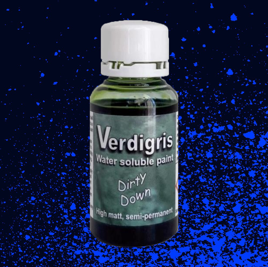Dirty Down Water Soluble Paint – Verdigris Effect (25ml Pot)