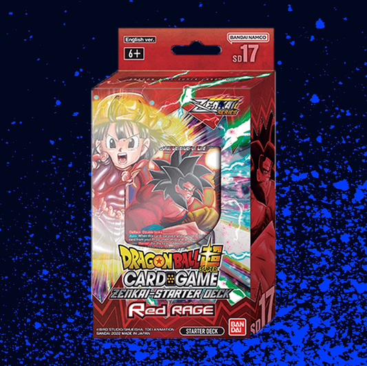 Dragon Ball Super Card Game Zenkai Series SD17 Red Rage Starter Deck
