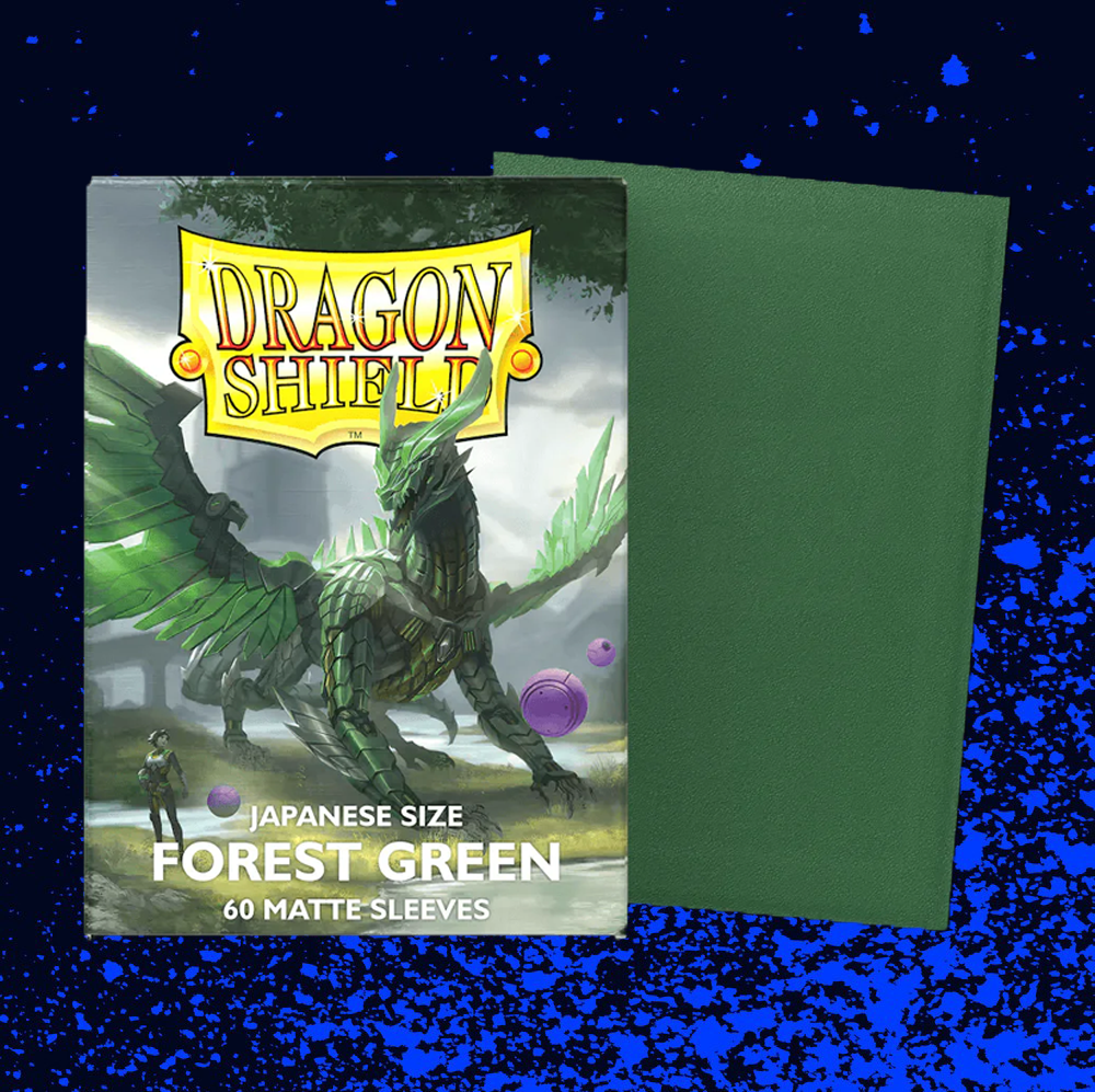 Dragon Shield Matte Japanese Size Sleeves 60pk - Forest Green