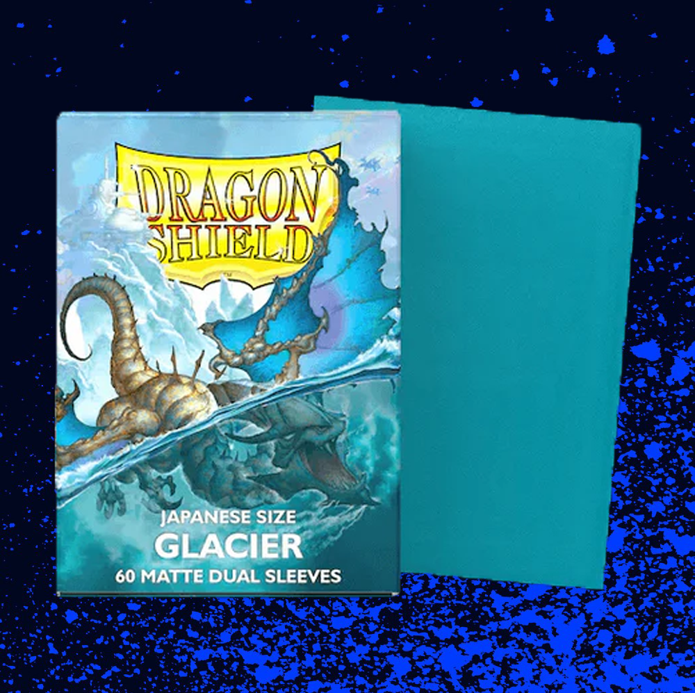 Dragon Shield Dual Matte Japanese Size Sleeves 60pk - Glacier