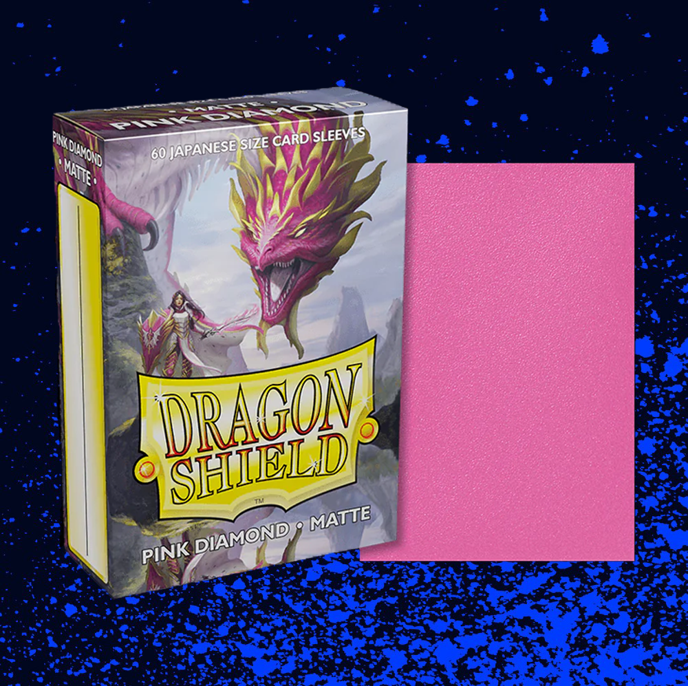 Dragon Shield Matte Japanese Size Sleeves 60pk - Pink Diamond