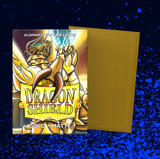 Dragon Shield - Matte Japanese Size Sleeves 60pk - Gold