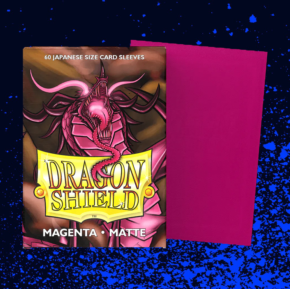 Dragon Shield Matte Japanese Size Sleeves 60pk - Magenta